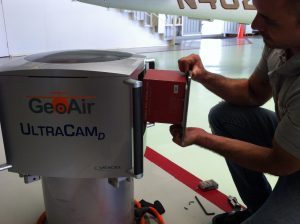 installation IMU in Vexcel Ultracam digital aerial camera IGI Aerocontrol