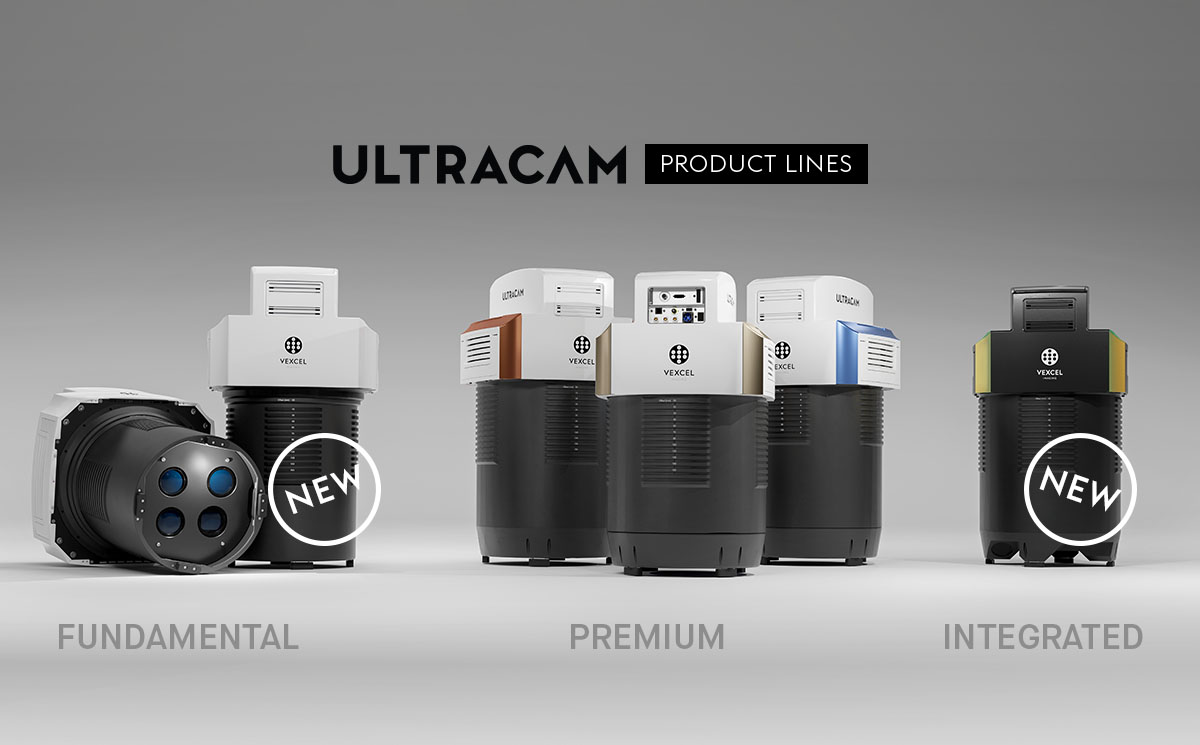 Vexcel Ultracam product lineup