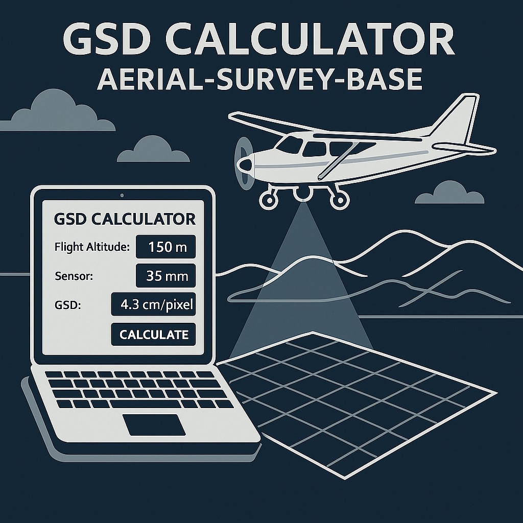 GSD Calculator 5.65 aerial-survey-base.com